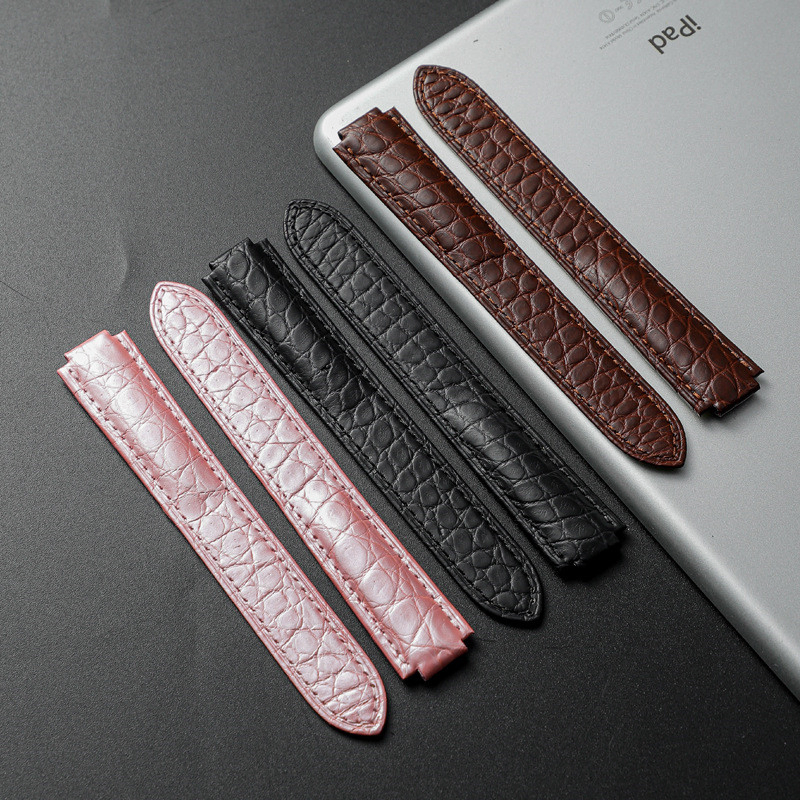 RC76 Alligator Luxury Brown Smart with Top Grain Packaging Apple Strap for Men Machine Black Lot Vintage 20mm Leather Watch Straps