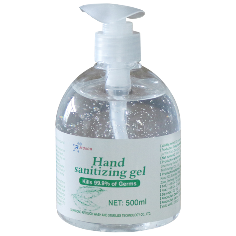500ml 75% Alcohol Instant Waterless Antibacterial Hand Sanitizer Gel Manufacturers