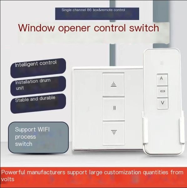 Wholesale Electric Remote Control Window Opener Switch Electric Window Opener with Remote Control Panel for Garage Door Use