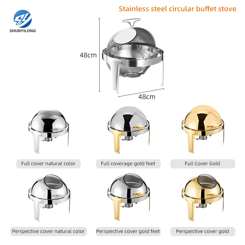 Wholesale Stainless Steel Electric Food Display Chafer Dish Restaurant Equipment