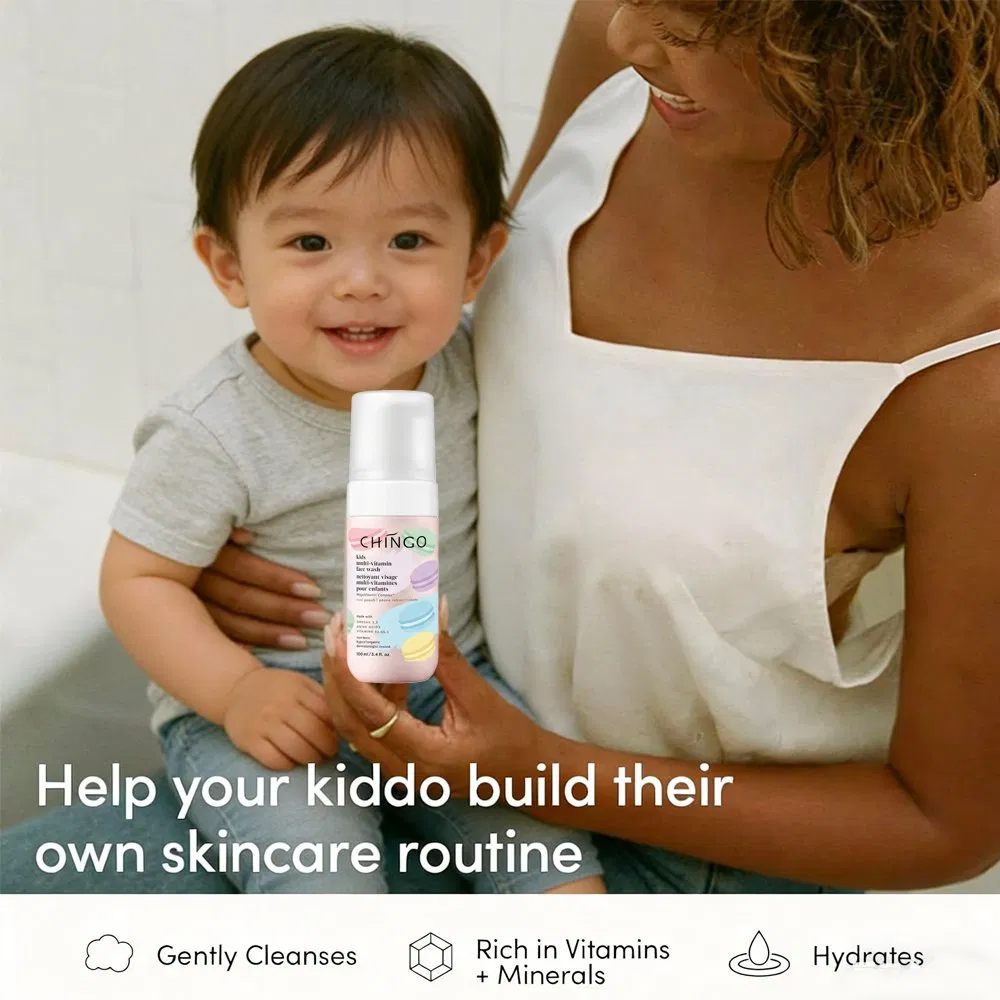 Gentle Cleansing Moisturizing Nourishing Kids Multi-Vitamin Face Wash