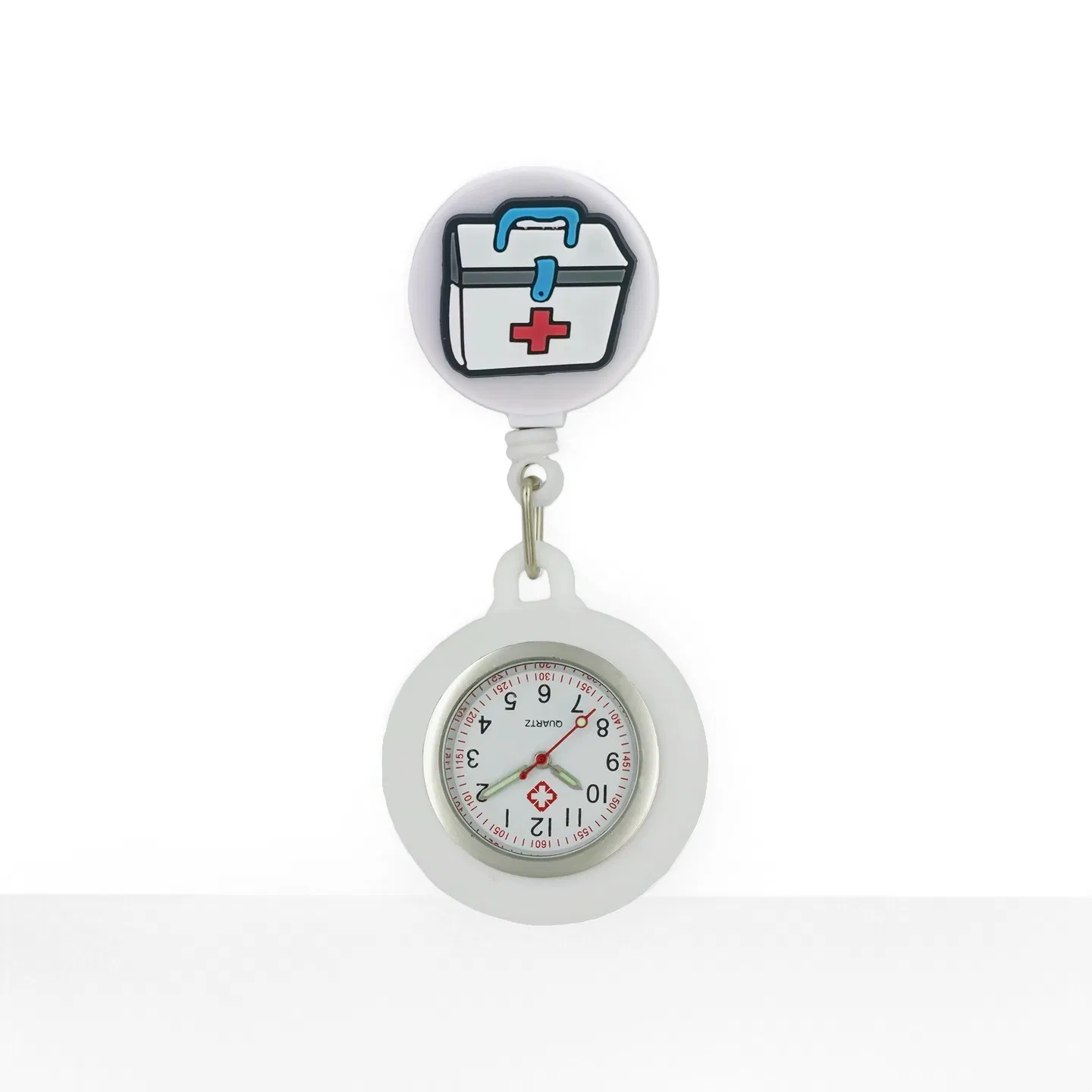 Promotion Gift Colorful Silicone Nurse FOB Watch with Japan Movement