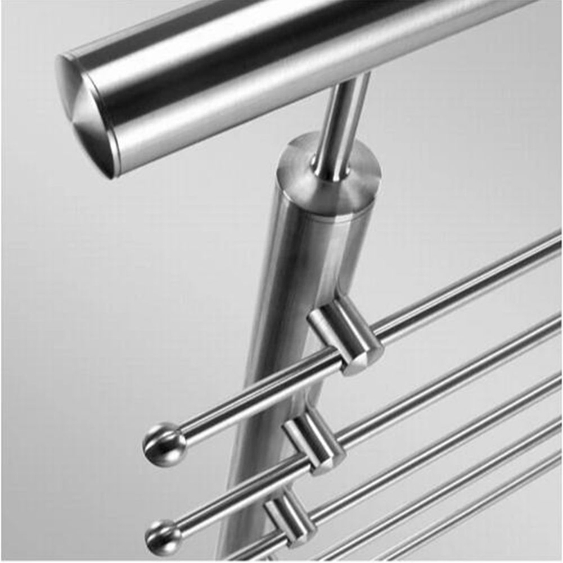 Custom Hotel Interior Aluminum U Channel Railings Stairs Railing Stainless Steel Decoration Handrail