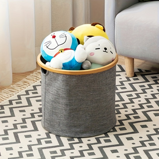 Storage Hamper Laundry Basket Large Capacity Foldable Bottle Rack Kitchen Storage Basket