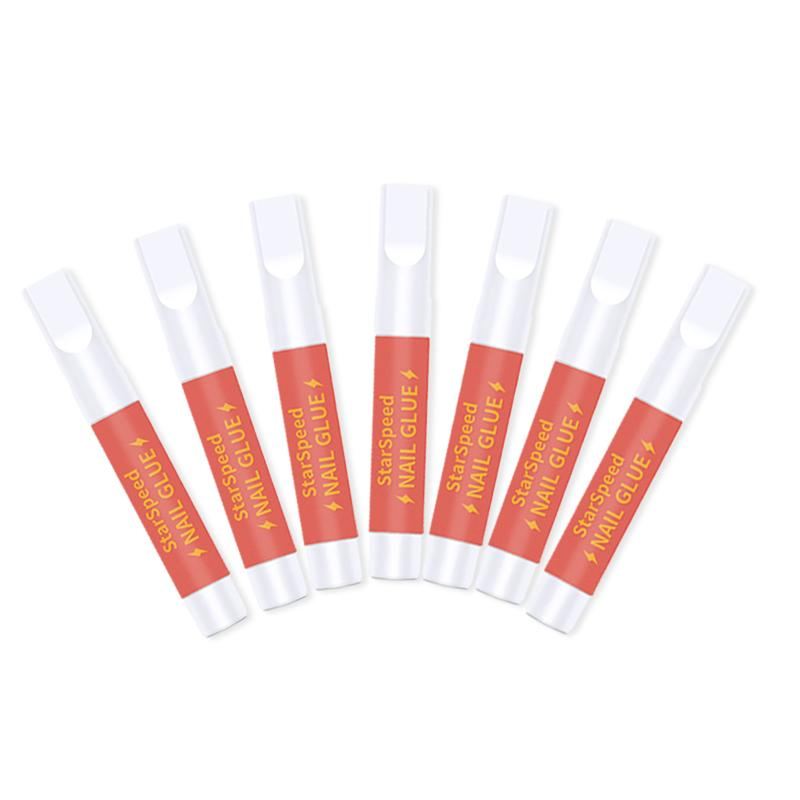 Professional Manufacturer Top Quality Acrylic Fake Nails Glue Pink 2g Nail Glue for Nails