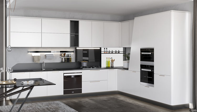 Gray Glossy Storage Cabinets Kitchen Furniture Design Kitchen Cabinet Modern Kitchen Cabinet