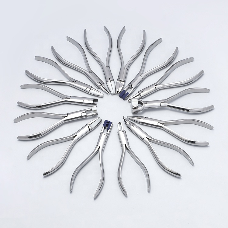 Eyeglasses Frame Pliers Nylon Jaw Half Flat Nose Pliers Eyeglasses Pliers Glasses Repair Assembling & Adjusting Tools_Algz_1601