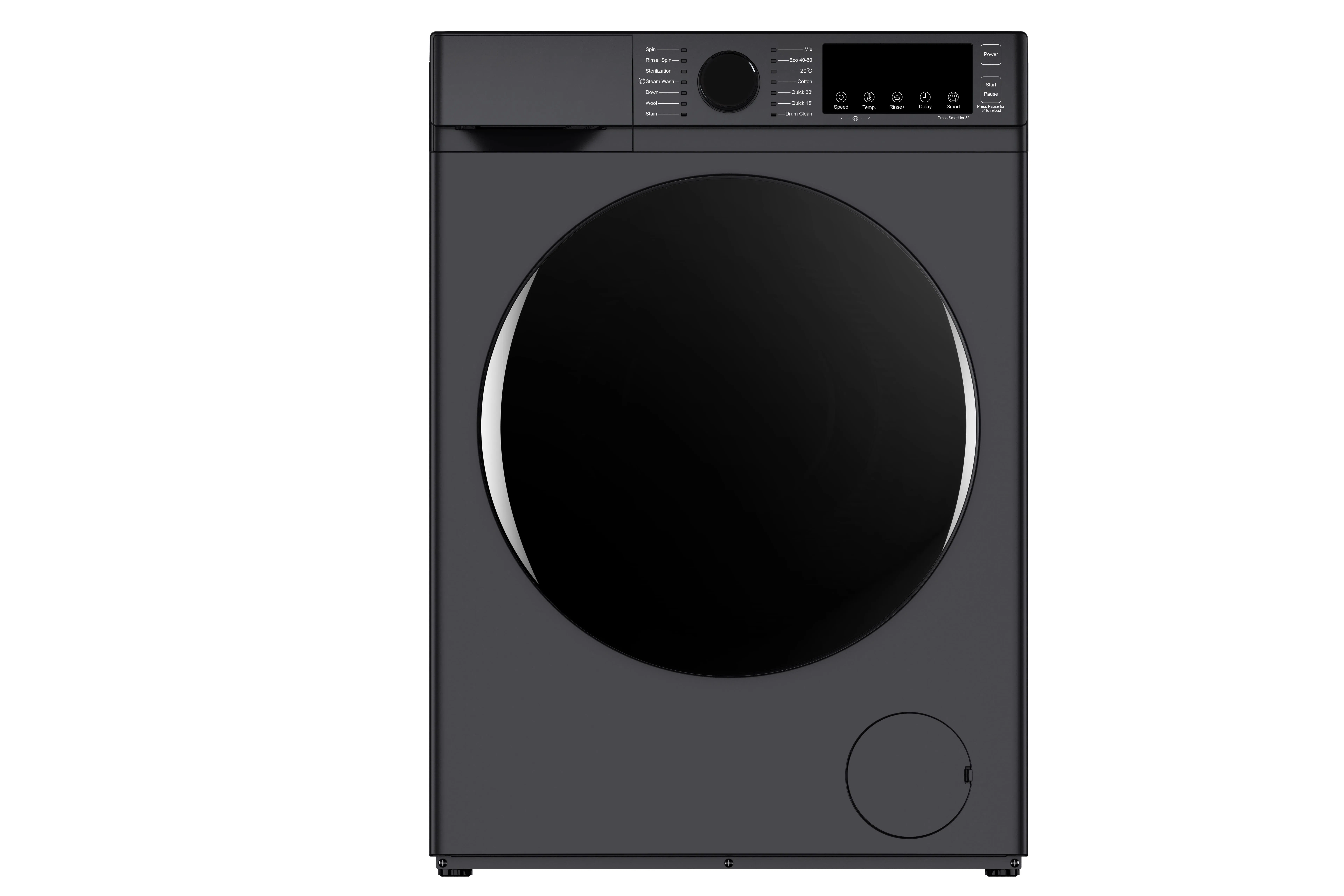 Inverter Motor Steam Function Automatic Drum Washing Machine