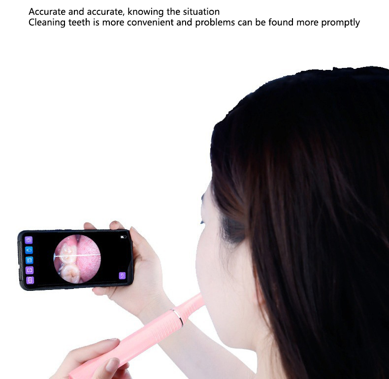APP HD Visual Oral Instrument WiFi Oral Cleaning Dental Floss Oral Endoscope