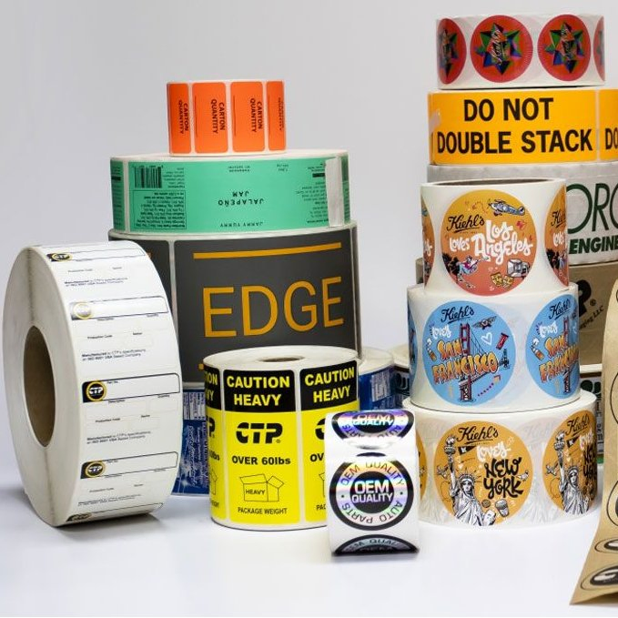 Professional Factory Wholesale and Retail Excellent Quality Letterpress Printing Self-Adhesive Label Sticker