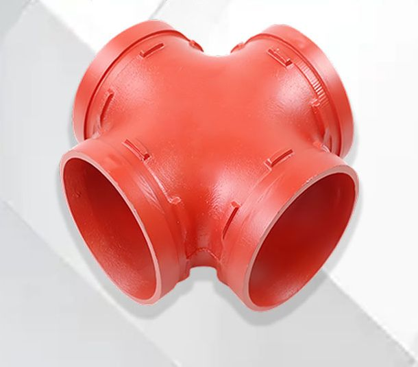 Factory Wholesale Di Grooved Cross 4-Way Pipe Junction for Fire Sprinkler Systems