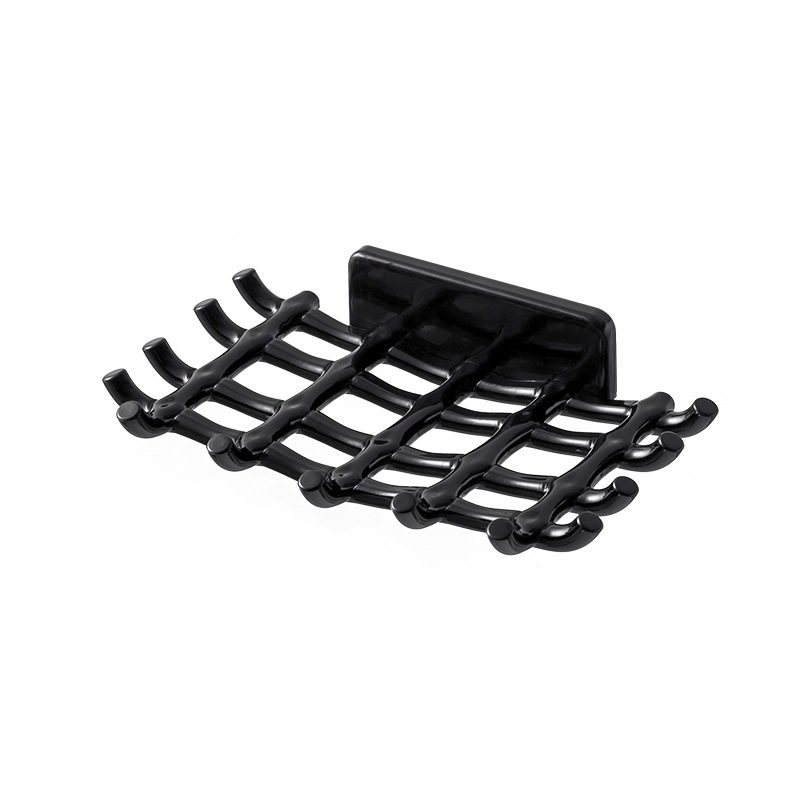 Grid Soap Rack Wall Mounted Non Perforated Soap Rack Bathroom Soap Box