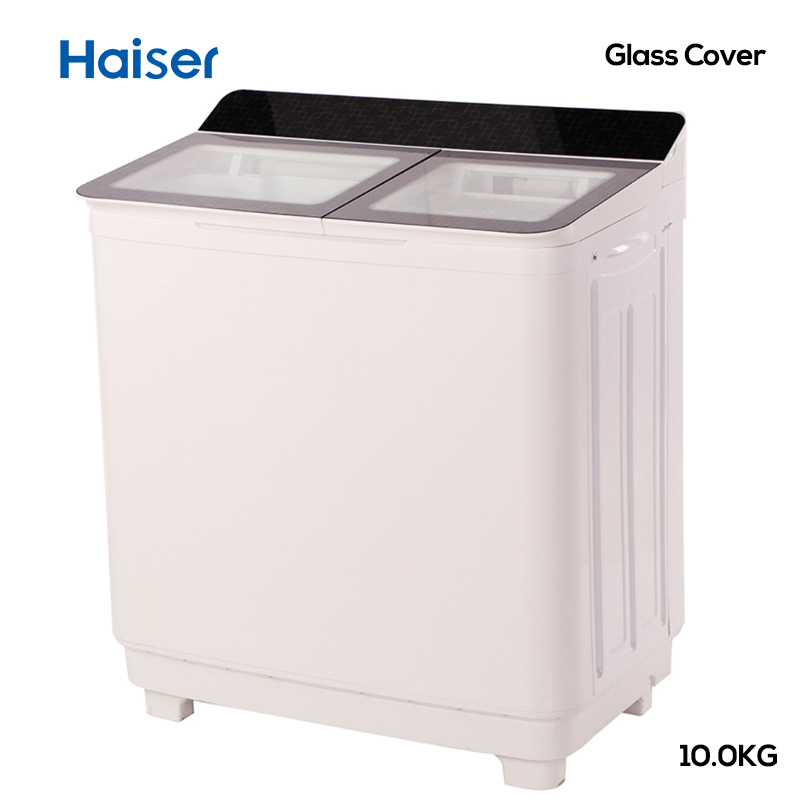 10kg Glass Cover Twin Tub Washing Machine Factory Price