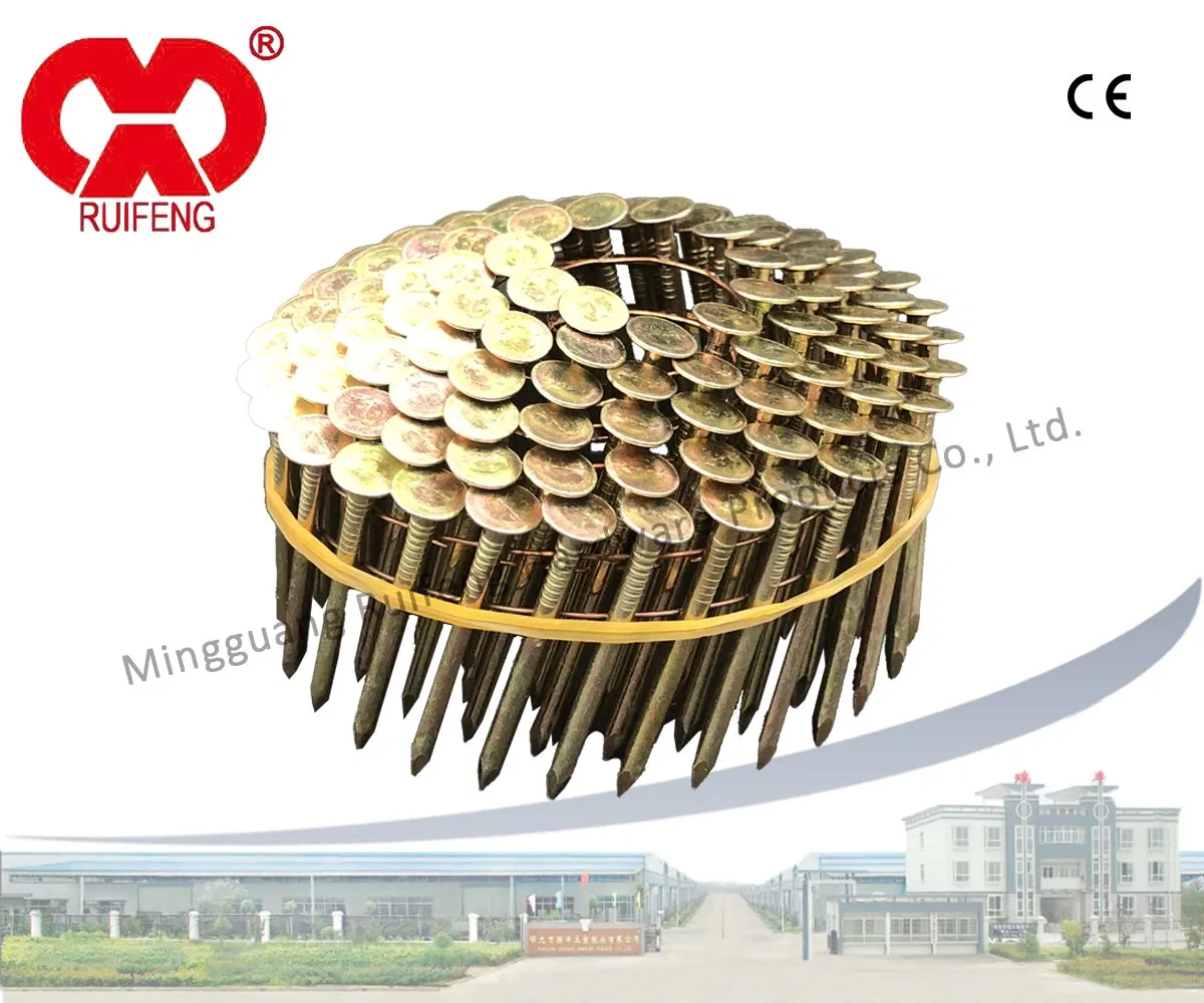 Wholesale Price Diameter: 3.05mm 16deg Hardware Coil Roofing Nail Concrete Steel Roofing Nail Framing Nail