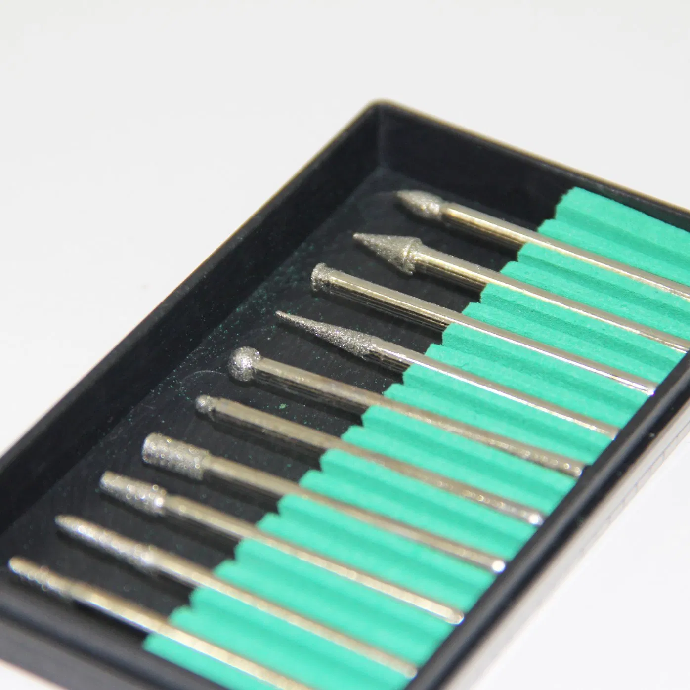 Алмазные боры 3 мм, 10 шт, для гравера