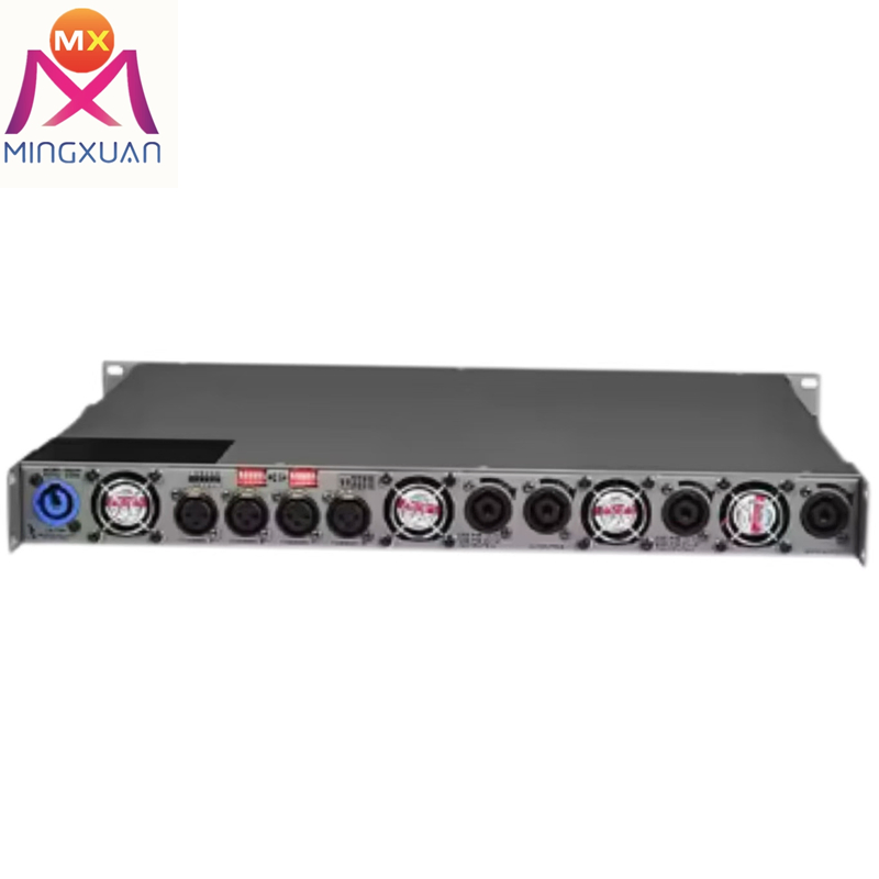 1u Preamplifier DJ Digital Audio Professional Power Amplifier 4-Channel Processor System