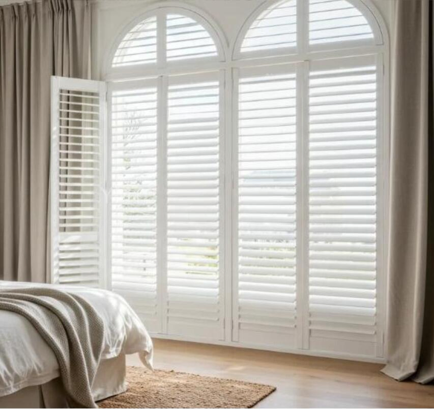 Vinyle Shutters PVC Decoration Window Coverings for Home Decoration