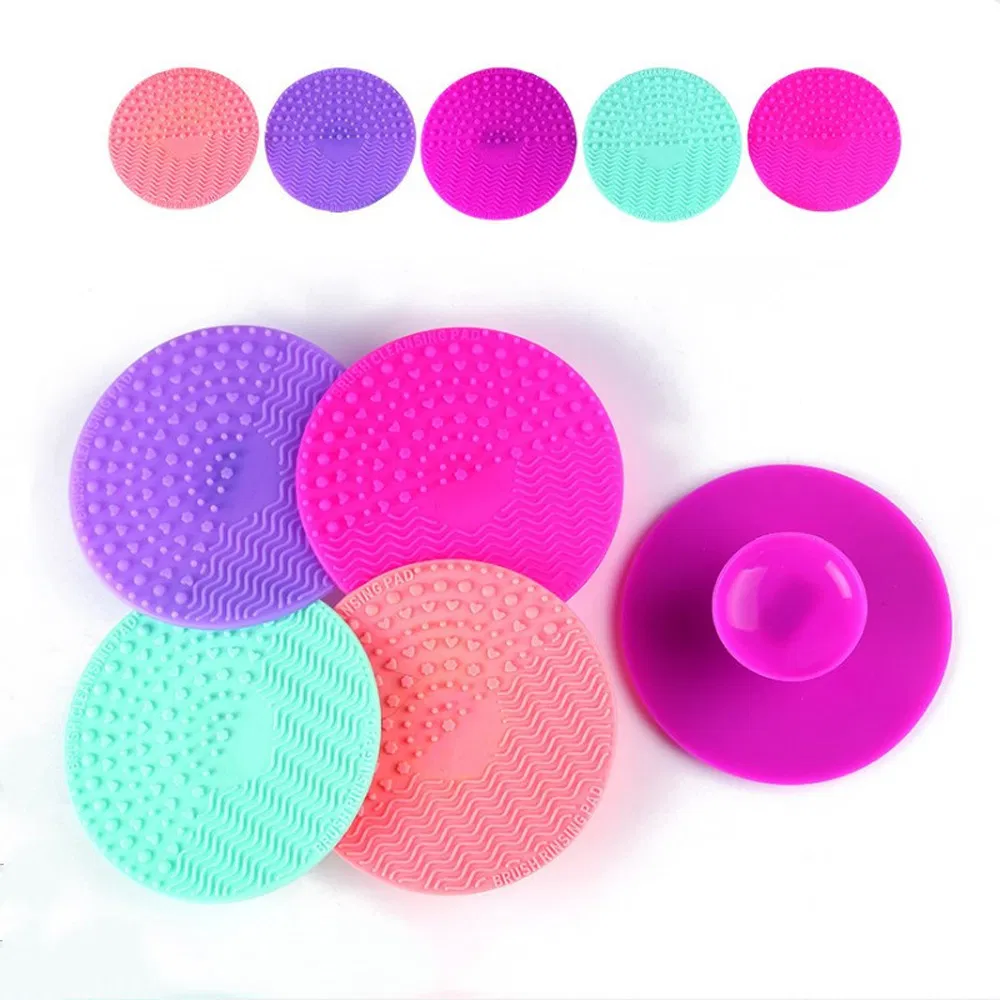 Scrubber Mat Portable Washing Tool Silicone Makeup Brush Cleaning Pad