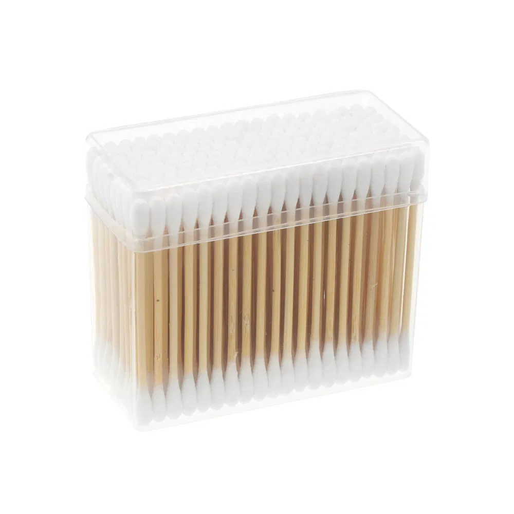 Lin-Free Bamboo Stick Clean Disposable Cotton Swab for Desktop Cleaning