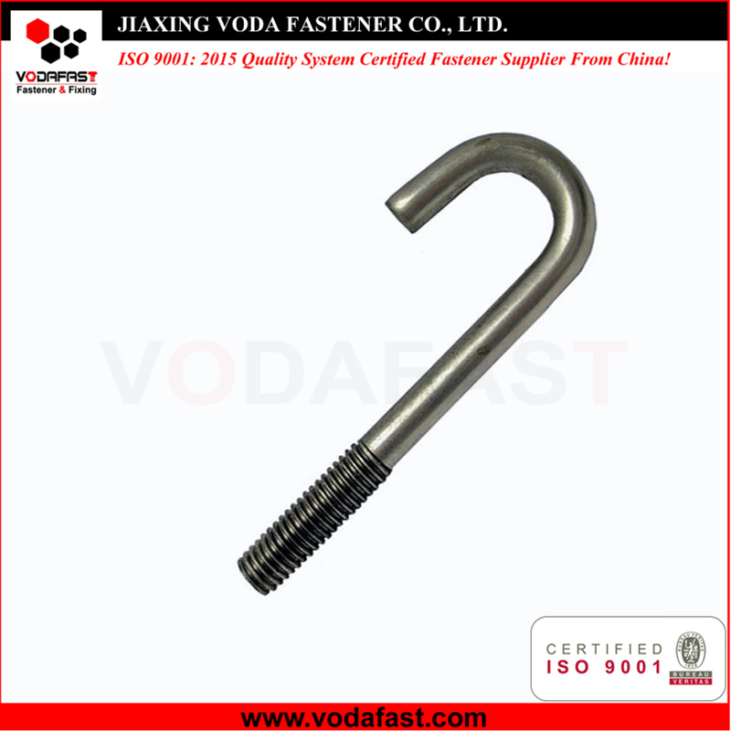 Анкерный болт с крюком Vodafast, желтый цинк