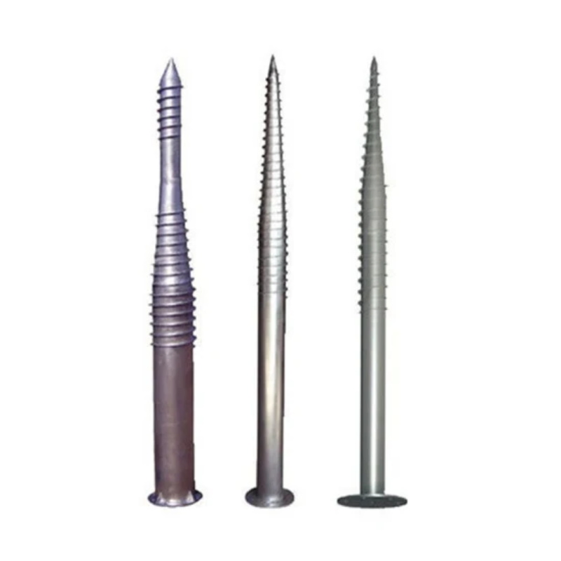 Винтовые сваи квадратного сечения для фундамента