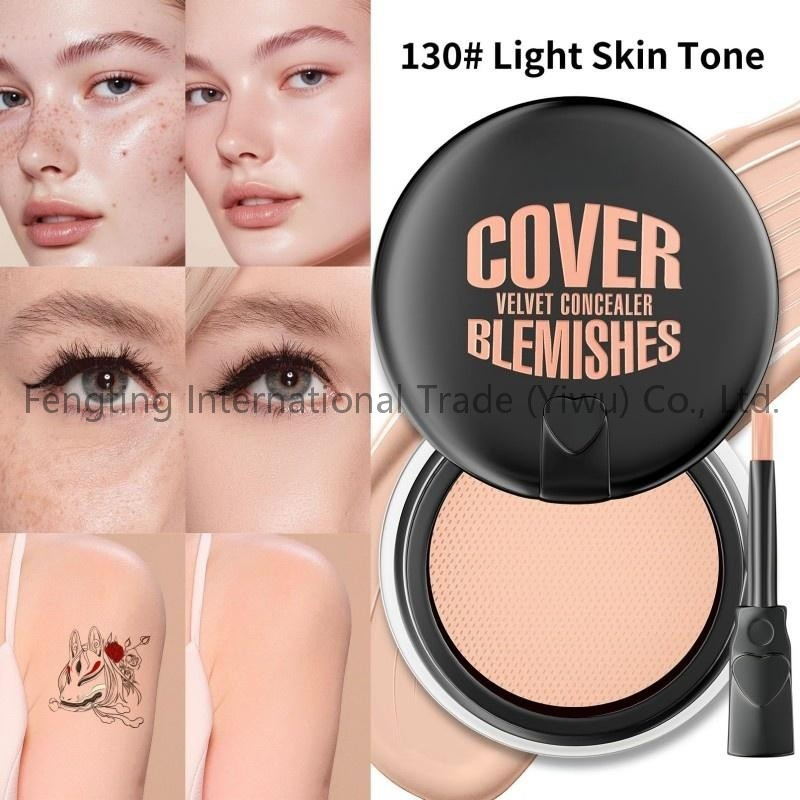 Long-Lasting Water-Resistant Makeup Moisturizer for Acne Marks Dark Circles Blemishes Tattoos Scars Enhances Skin Tone Full Coverage Foundation Meet FDA, Cpnp
