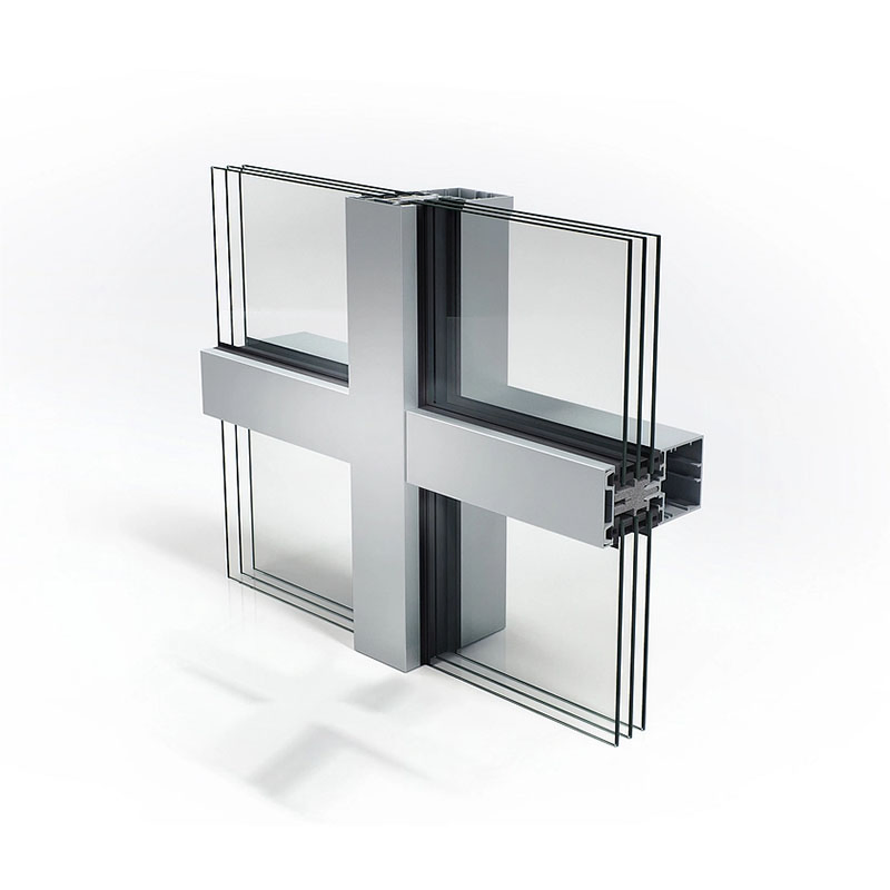 Premium American Triple Glazed Aluminum Curtain Wall System