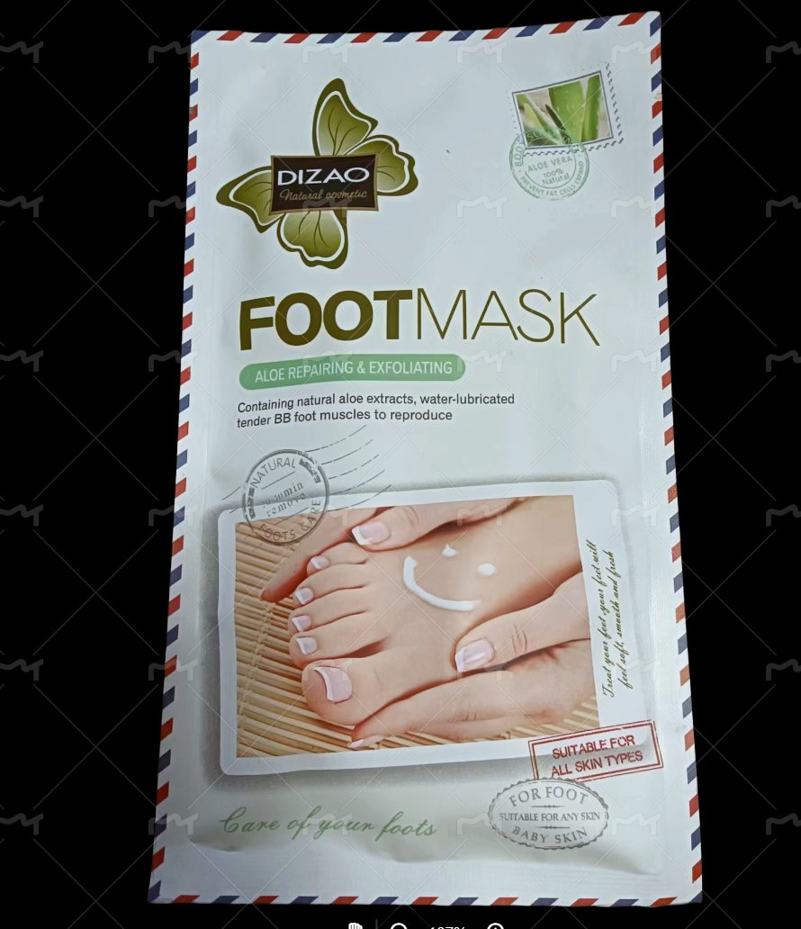 Aloe Repairing & Exfoliating Foot Mask