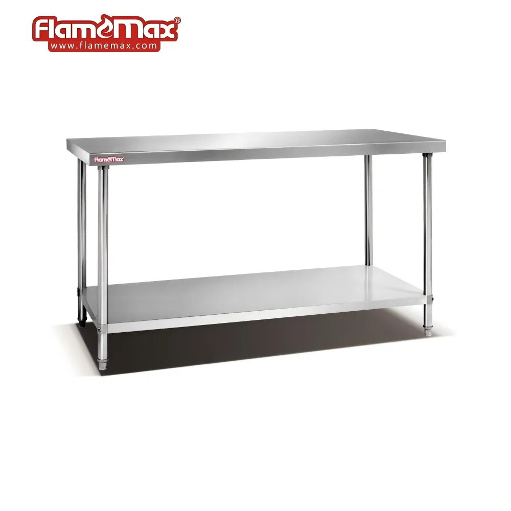 Customized Multi-Purpose Double Deck Working Table Heavy Duty Workstation Working Bench