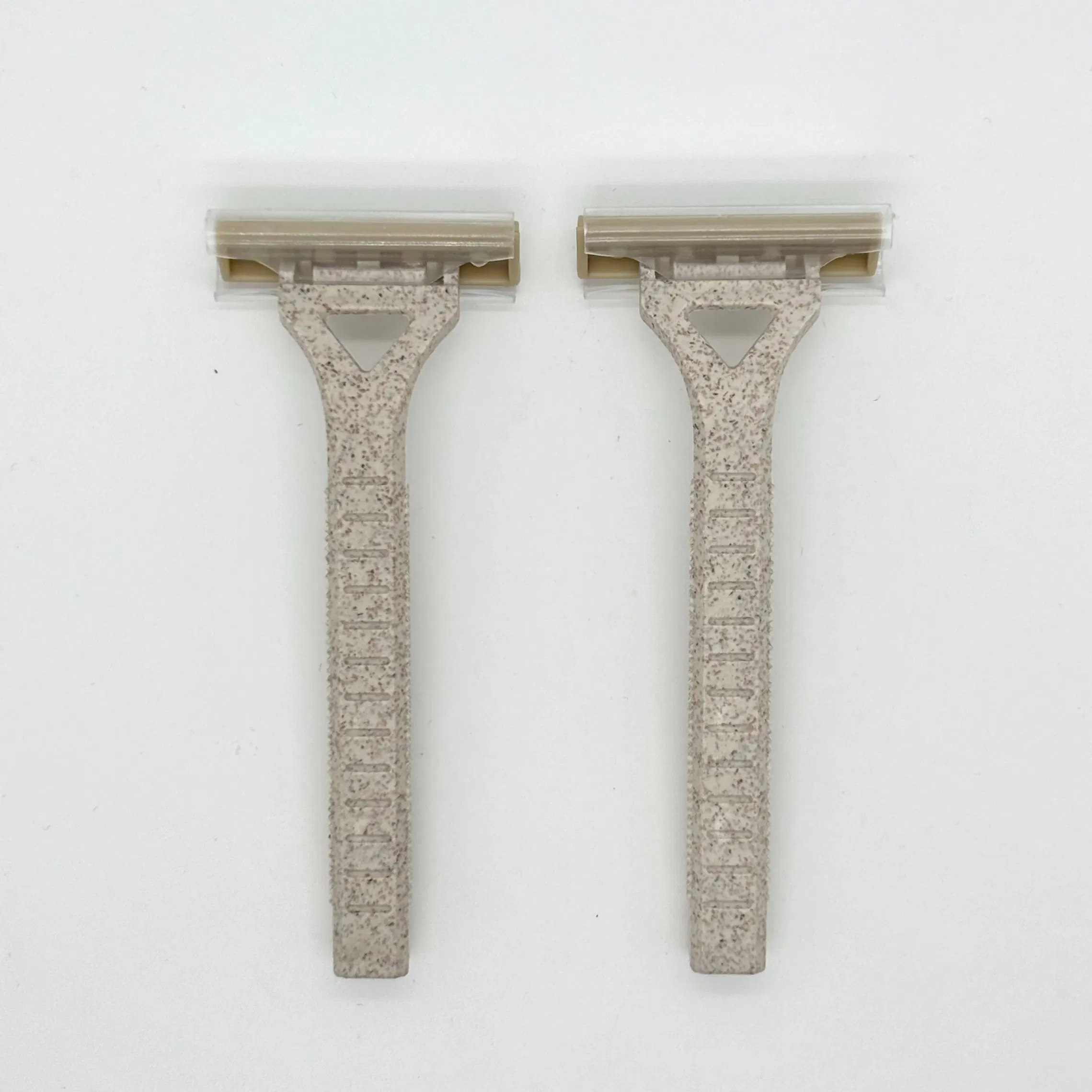 Eco-Friendly Wheat Straw Luxury Disposable Razor for Hotels and Spas 06