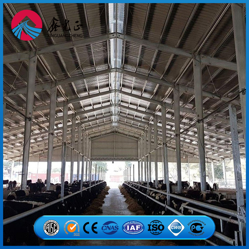 Optimized Steel Beam Support Structure Chicken Prefab Metal Farming Equipment Steel Structure Sheep/Goat/Pig/Hog/Cattle/Cow/Poultry House/Shed
