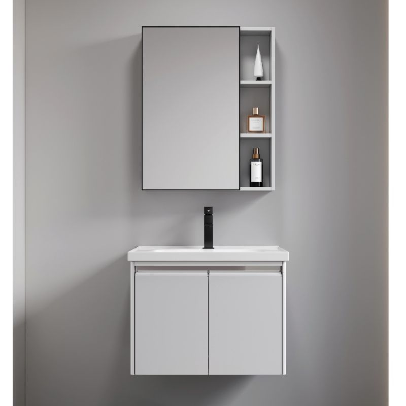 Elegant Gold-Accented Modern Bathroom Vanity Cabinet for Stylish Spaces