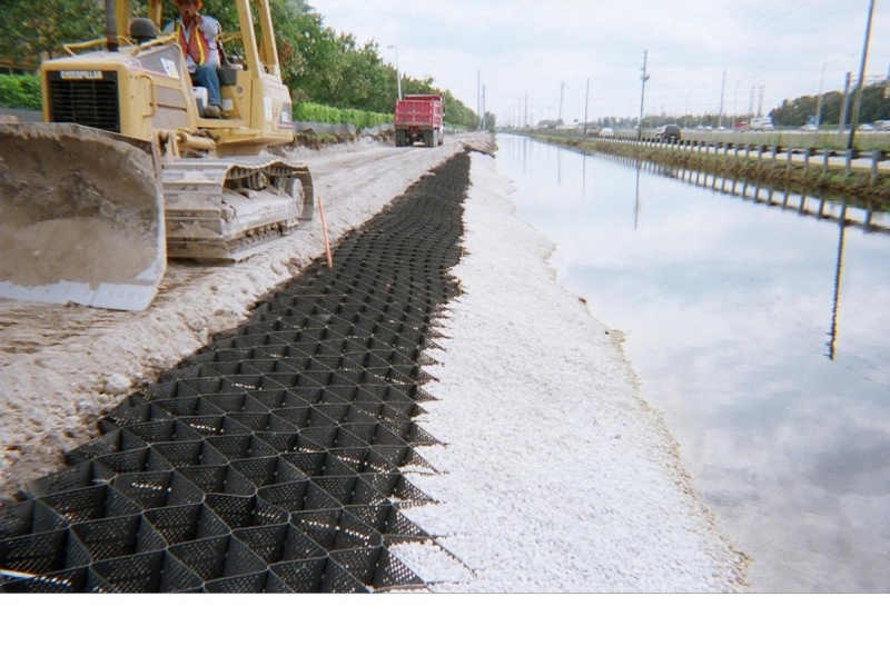 HDPE Smooth/Textured Perforated Geocell with CE Certificate Gravel Grids Paver Manufacturer