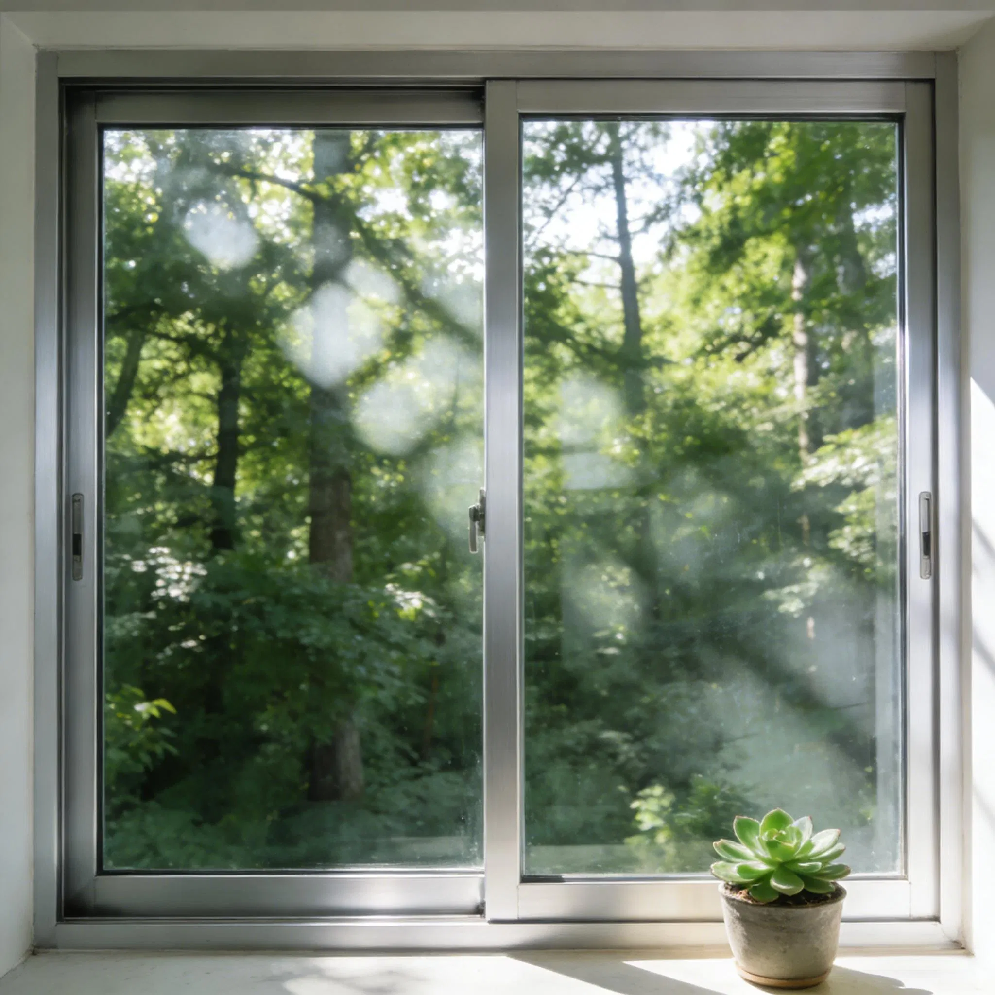 Anodized Aluminum Sliding Window with 6063-T5 Grade Construction
