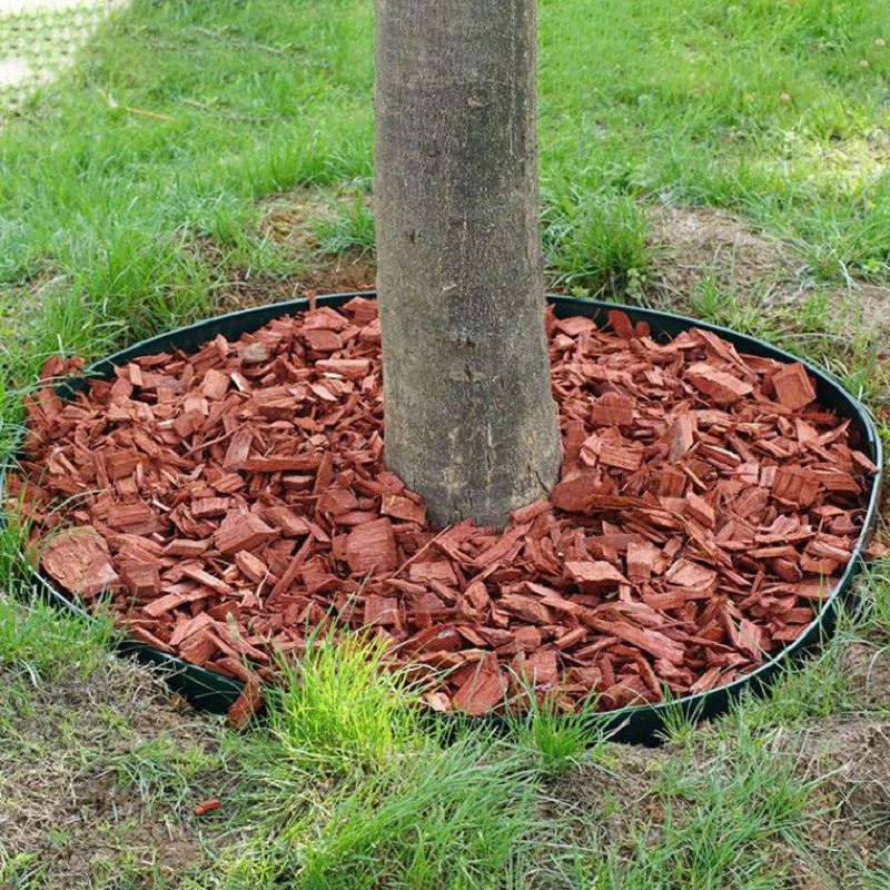 Jnz Black Recycled Plastic Garden Edging Flexible Lawn and Flower Bed Border