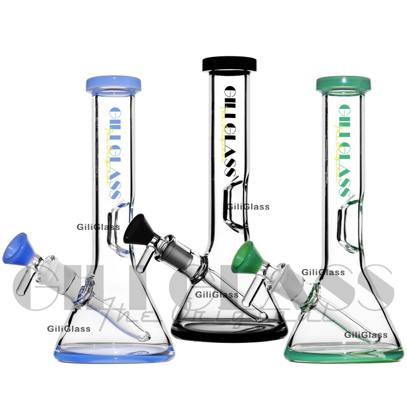Gili-171 Giliglass 8 Inches Wholesale Beaker Sweet Puff Glass Smoking Pipe