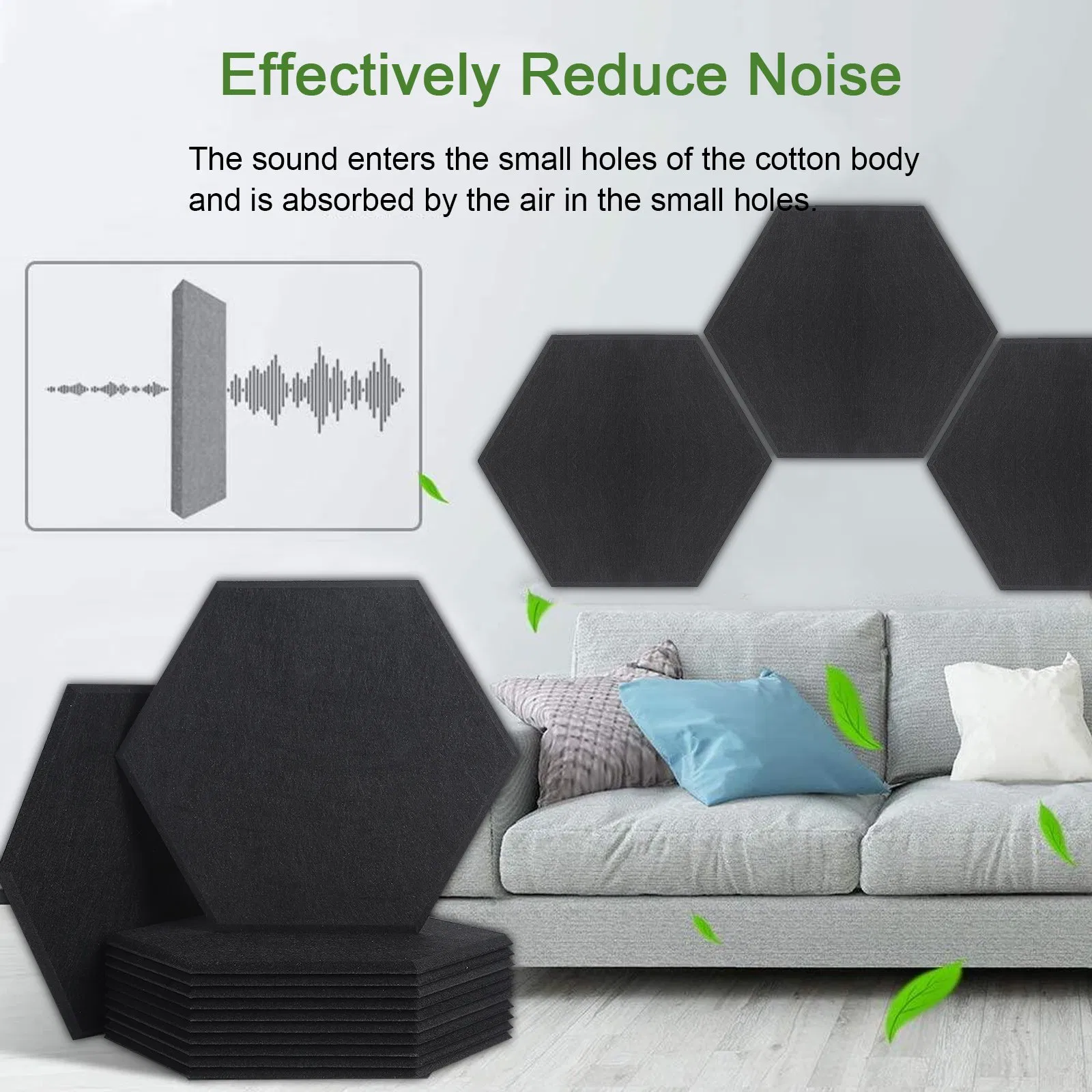Bubos 3D Wall Acoustic Ceiling Board Sound Absorbing Acoustic Panel