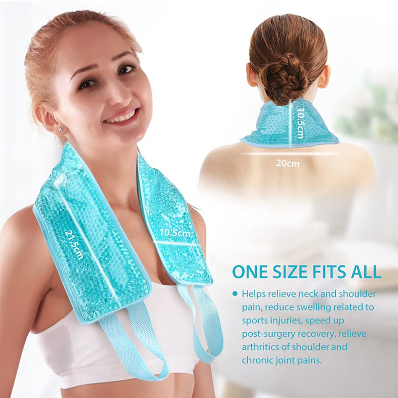 Hot Cold Therapy Gel Pack Ice Wrap with Soft Plush