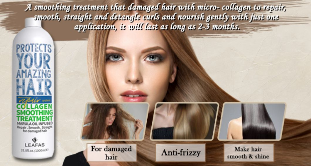 Private Label Marula Oil Repair Straight Hair Straightening Cream