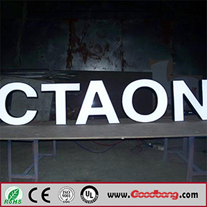 Outdoor Decoration Letter Backlit Waterproof 3D LED Sign Letters
