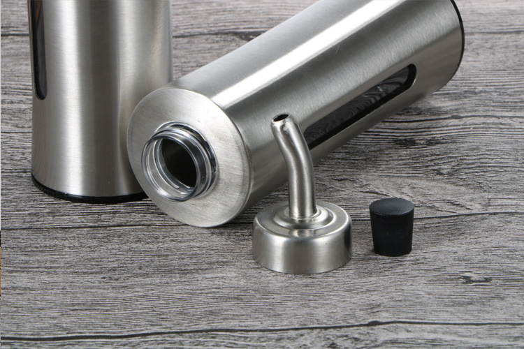 Stainless Steel Oil Bottle 304 Stainless Steel Oil Vinegar Dispenser