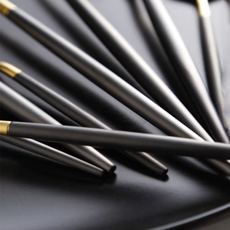 PS Disposable Gold-Plated Boxed Party Takeaway Heavyweight Plastic Cutlery Set Fork Spoon Knife