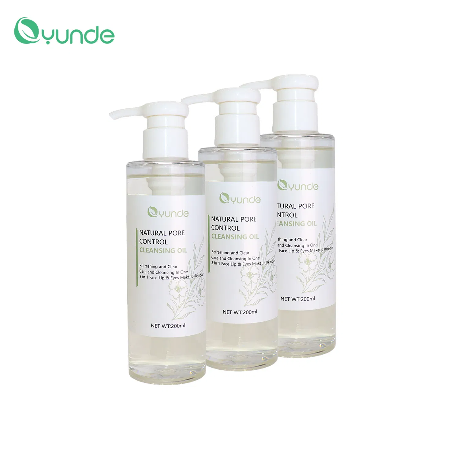 Private label Deeply Cleanses Leaving Skin Smooth and Hydrated Makeup Cleansing Oil