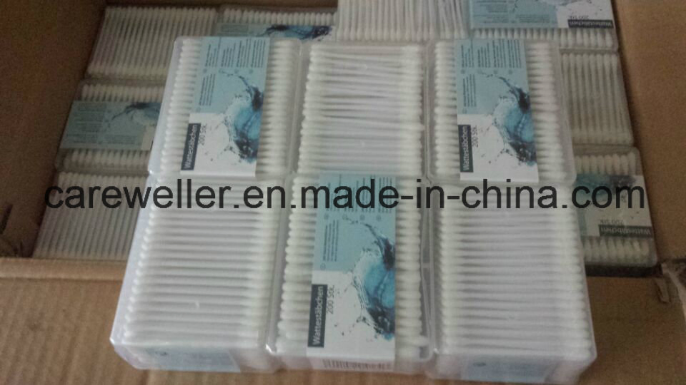 Cotton Bud/ Plastic Stick Cotton Bud/ Double Head Cotton Bud for Cosmestic Use