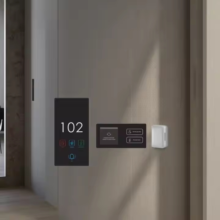OEM Customized Hotel Guest Room Numbers Do Not Disturb Make The Room Touch Door Bell and Doorplate