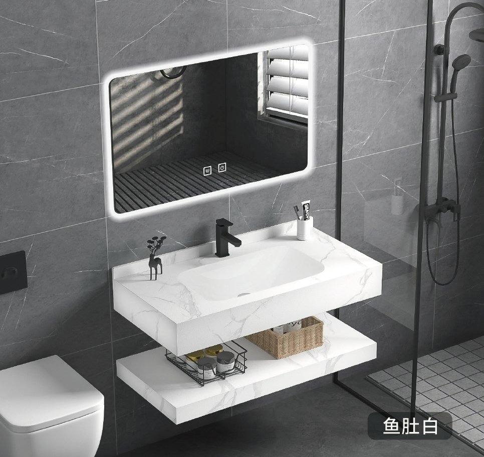 Раковина для ванной комнаты с каменной столешницей