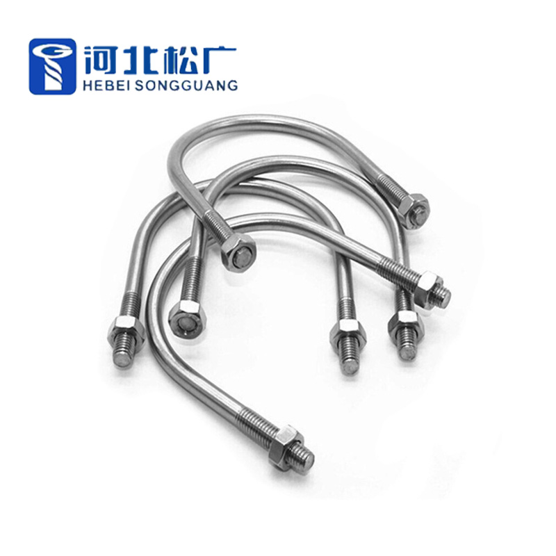 Fastener Mild Steel U Bolt Clamp, Light Duty for Electrical Accessories Construction Accessories Mechanical Accessories