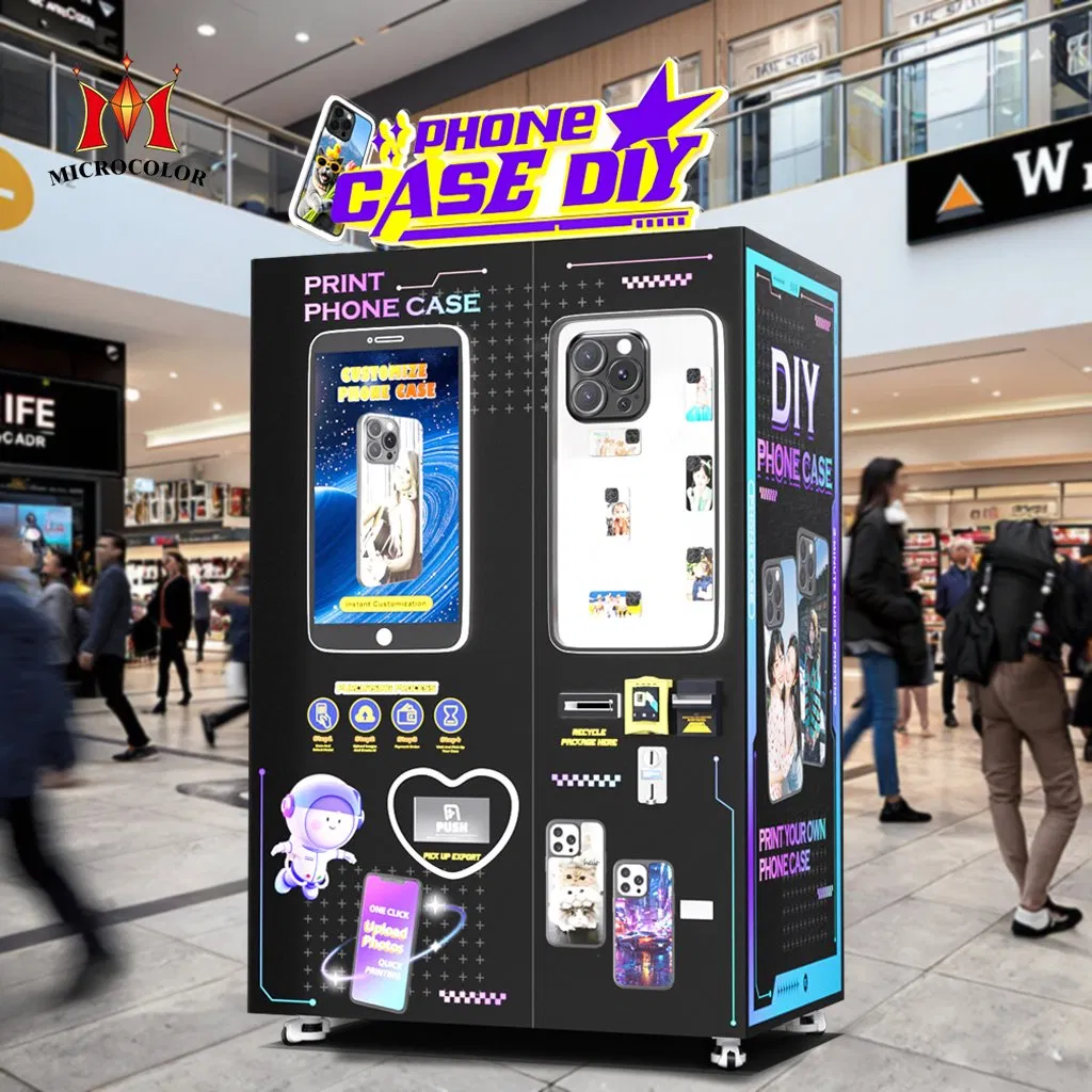 Manufacture Automatic Phone Case UV Printing Machine Silicone Phone Case Vending Machine for All Phones Brands
