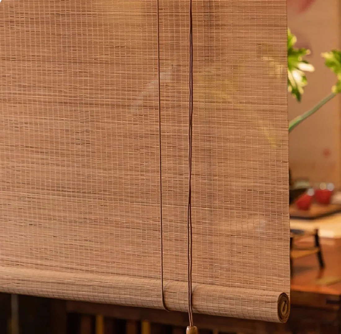 Home Decorate Bamboo Shades Waterproof Roller Shades Living Room Window Blinds