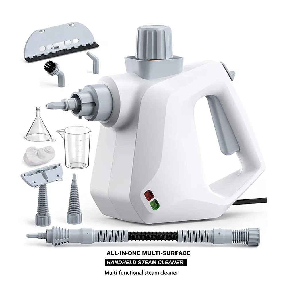 High Pressure Handheld Steam Cleaner with 1000W Power and 400ml Capacity